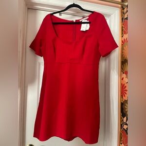 Abercrombie red mini dress NWT